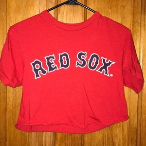 Cropped Red Sox tee